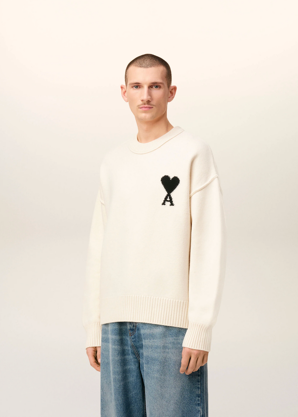 Sweat PULL COL ROND AMl Blanc - photo 5/5 - UrbanDrip