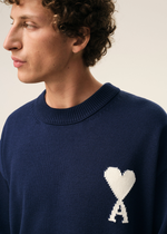 Sweat PULL COL ROND AMl Bleu - photo 3/5 - UrbanDrip