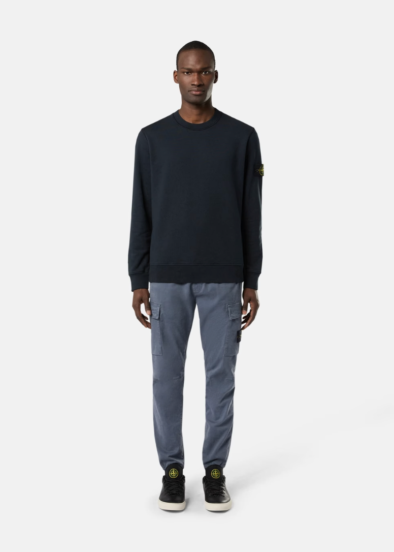 Sweat PULL COTON STONE Bleu Marine - photo 2/5 - UrbanDrip