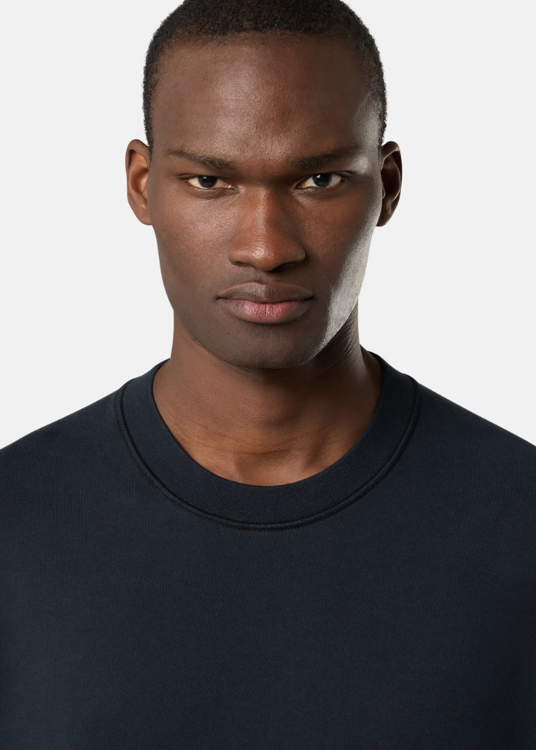 Sweat PULL COTON STONE Bleu Marine - photo 4/5 - UrbanDrip
