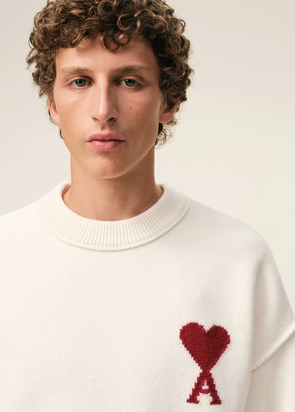 Sweat PULL COL ROND AMI Blanc - photo 3/5 - UrbanDrip