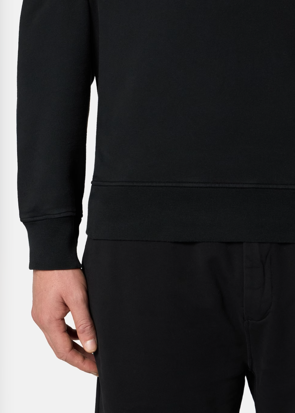 Sweat PULL COTON STONE Noir - photo 3/5 - UrbanDrip
