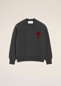 PULL GRIS COL ROND AMl