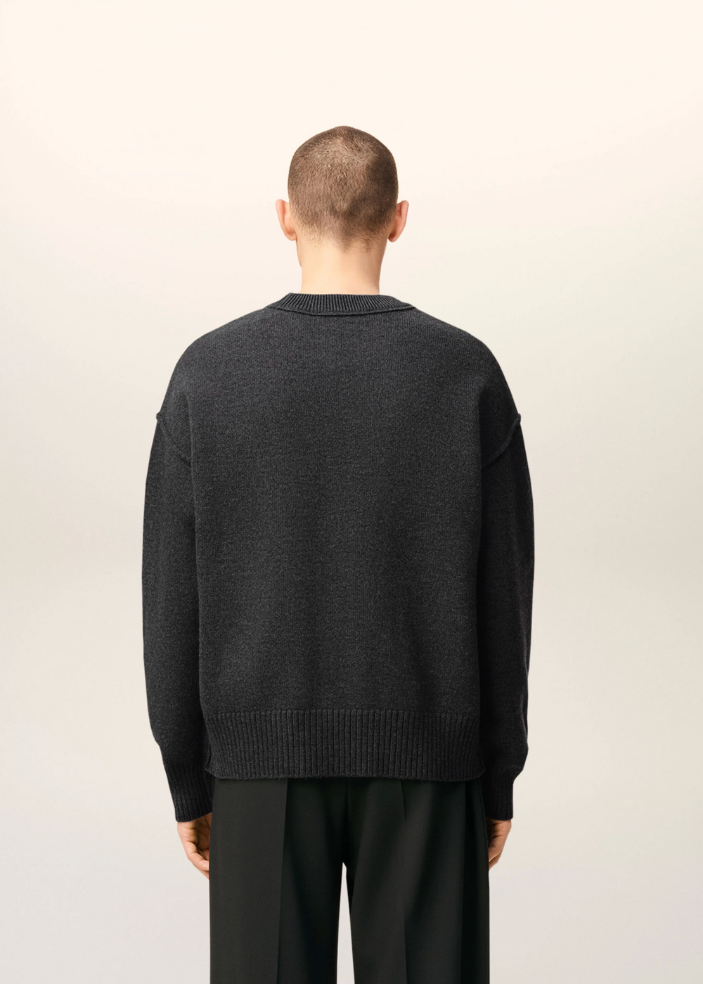 Sweat PULL COL ROND AMl Gris - photo 4/5 - UrbanDrip