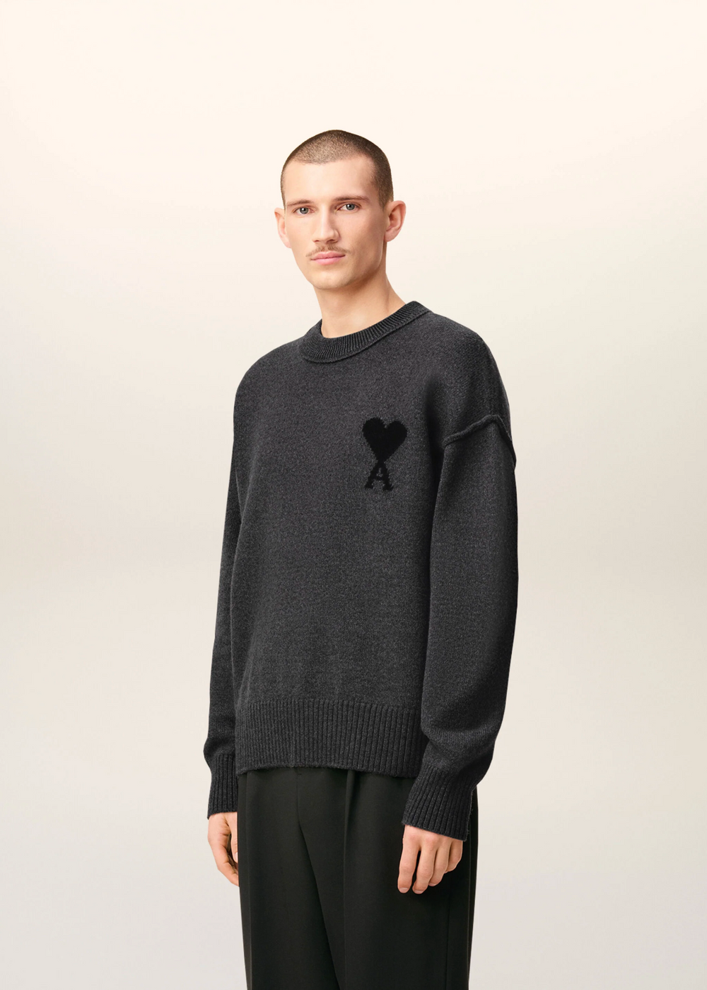 Sweat PULL COL ROND AMl Gris - photo 5/5 - UrbanDrip