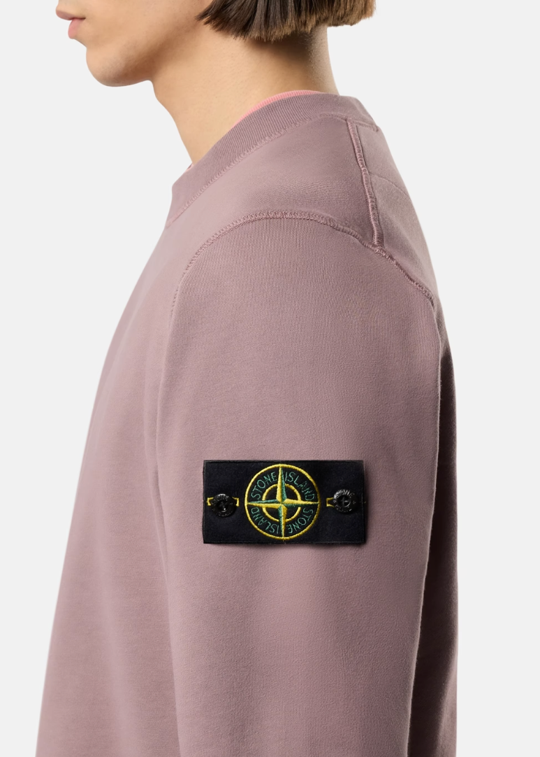 Sweat PULL VIOLINE COTON STONE Gris - photo 3/5 - UrbanDrip