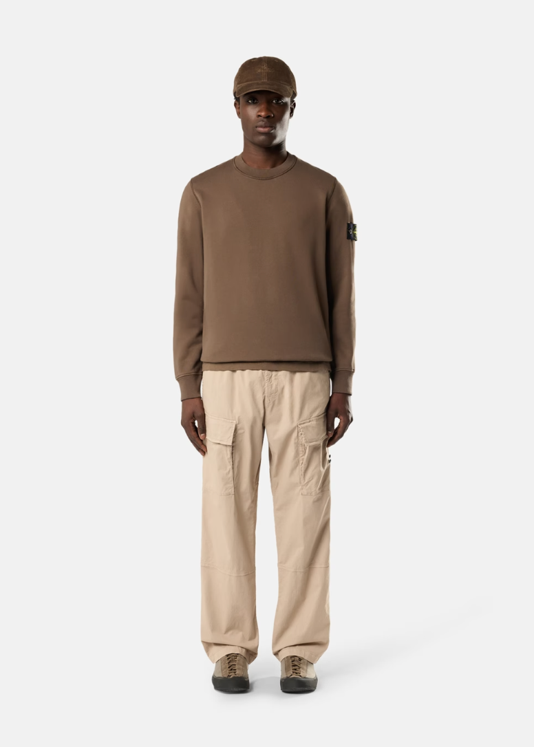 Sweat PULL COTON STONE Marron - photo 2/5 - UrbanDrip