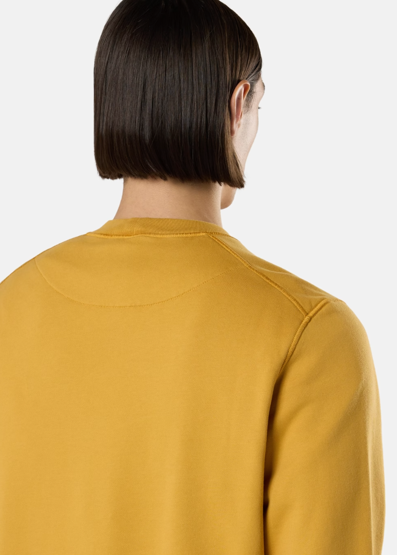 Sweat PULL COTON MOUTARDE STONE - photo 4/5 - UrbanDrip