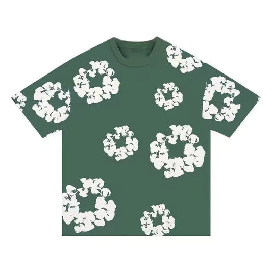 T-Shirt Denim Vert - UrbanDrip