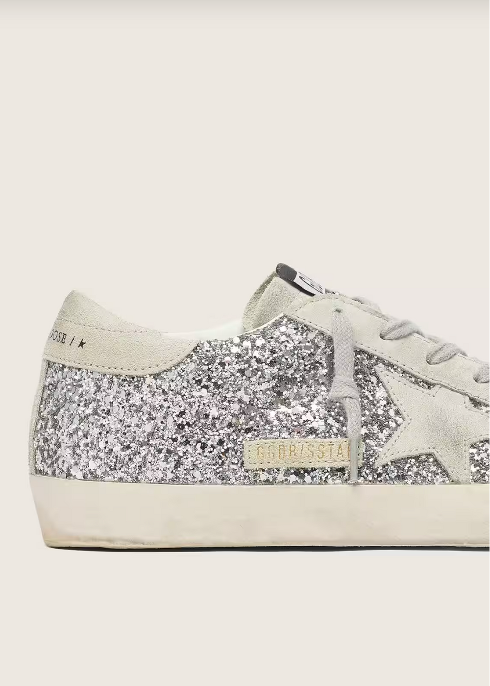 Sneakers à paillettes argentées Argenté - photo 4/4 - UrbanDrip