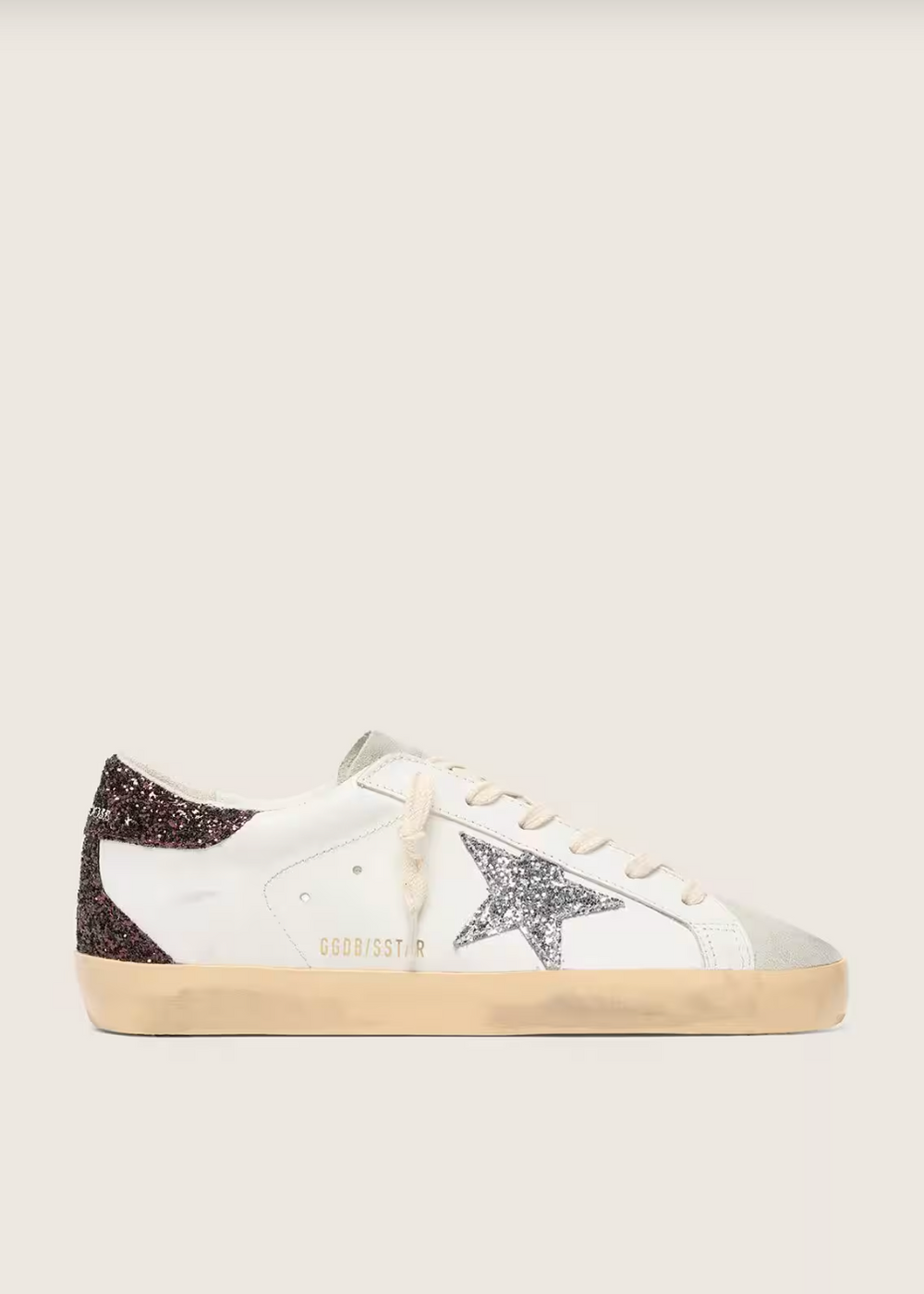 Sneakers argentée paillettes Argenté Marron - UrbanDrip