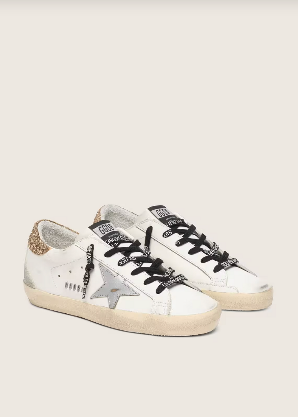 Sneakers cuir avec paillette Blanc - photo 2/4 - UrbanDrip