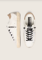 Sneakers cuir avec paillette Blanc - photo 3/4 - UrbanDrip