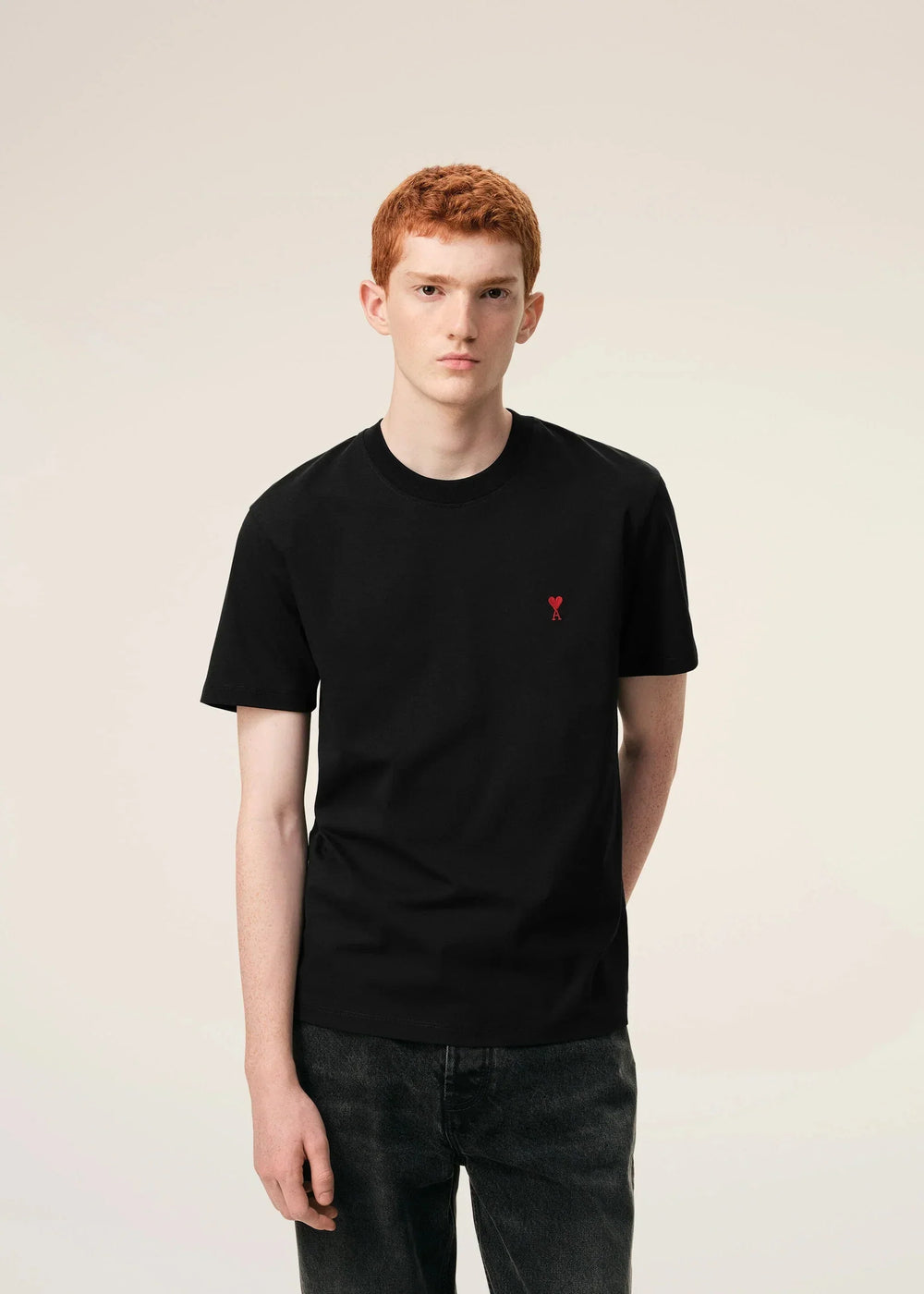 T-Shirt AMI Noir - photo 2/3 - UrbanDrip