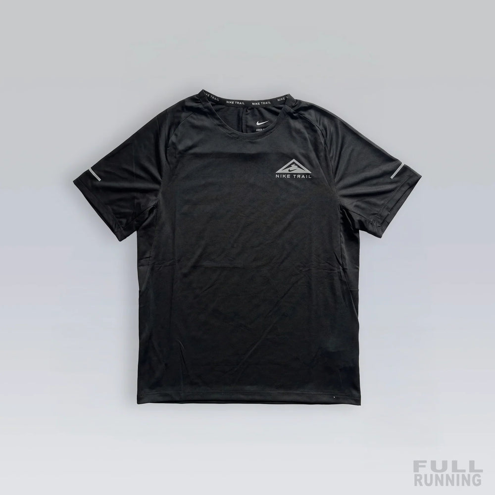 T-shirt Trail Réfléchissant Noir