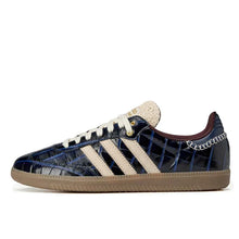 Sneakers Samba Wales Bonner Croc Bleu Marine - UrbanDrip