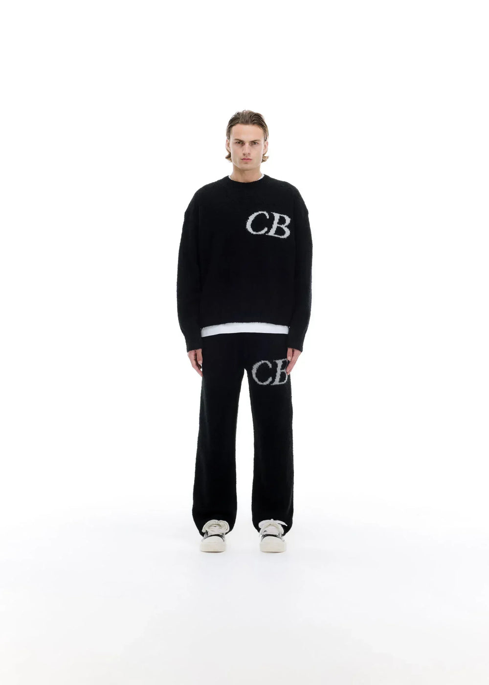 Sweat Pull CB Logo Knit Noir - photo 3/5 - UrbanDrip
