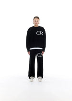 Sweat Pull CB Logo Knit Noir - photo 3/5 - UrbanDrip