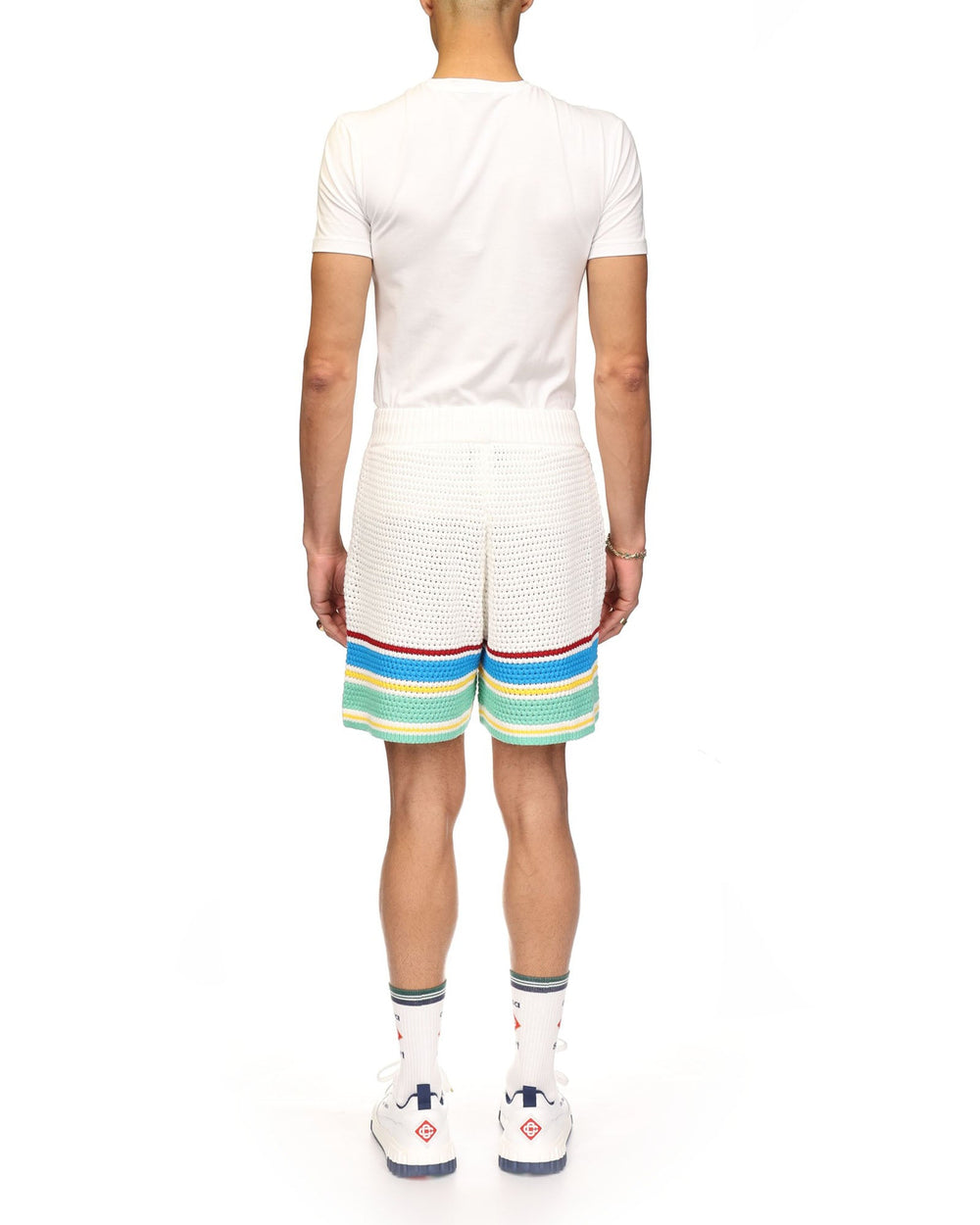 Short Crochet Tennis Shorts 2 Blanc - photo 4/6 - UrbanDrip