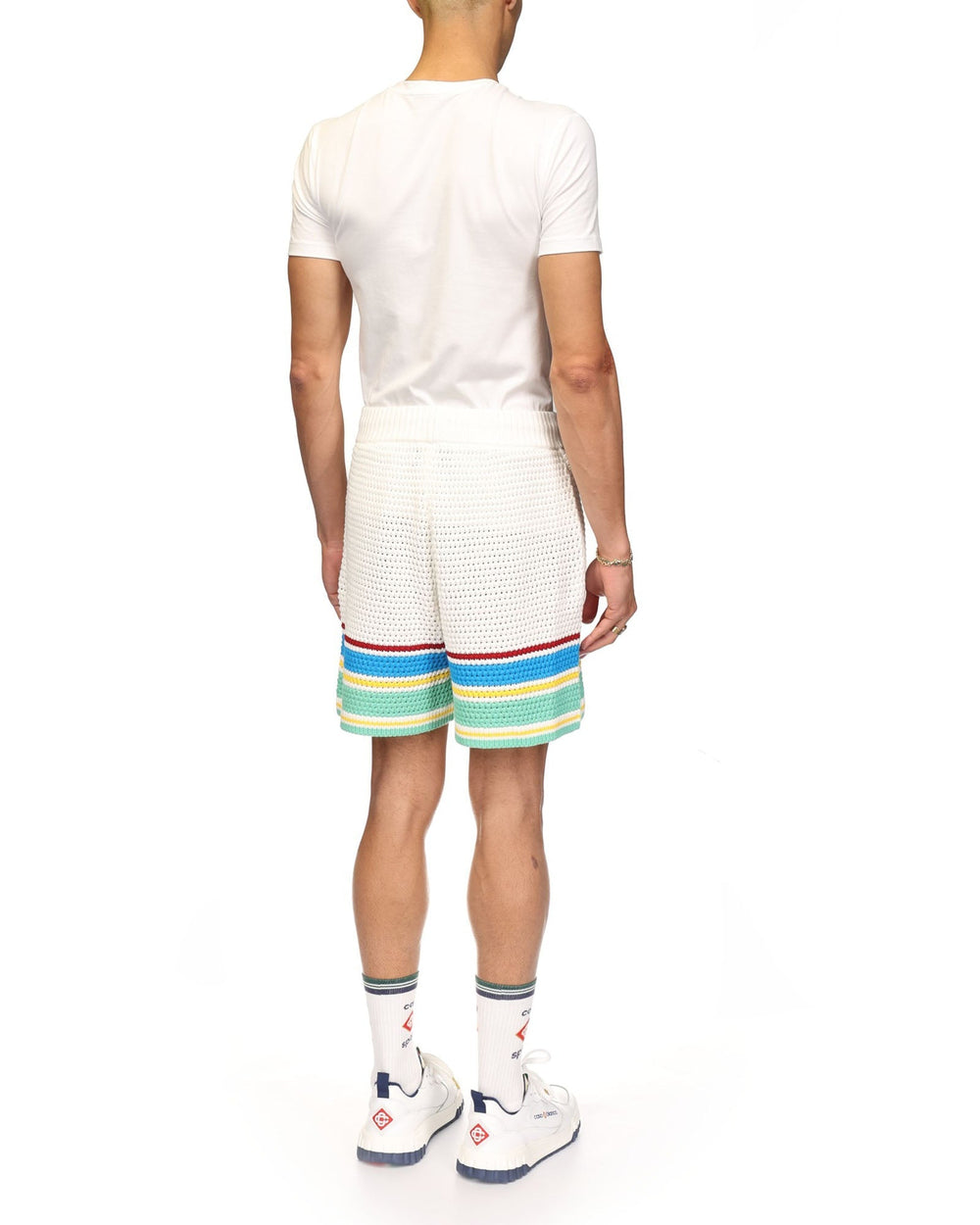 Short Crochet Tennis Shorts 2 Blanc - photo 5/6 - UrbanDrip