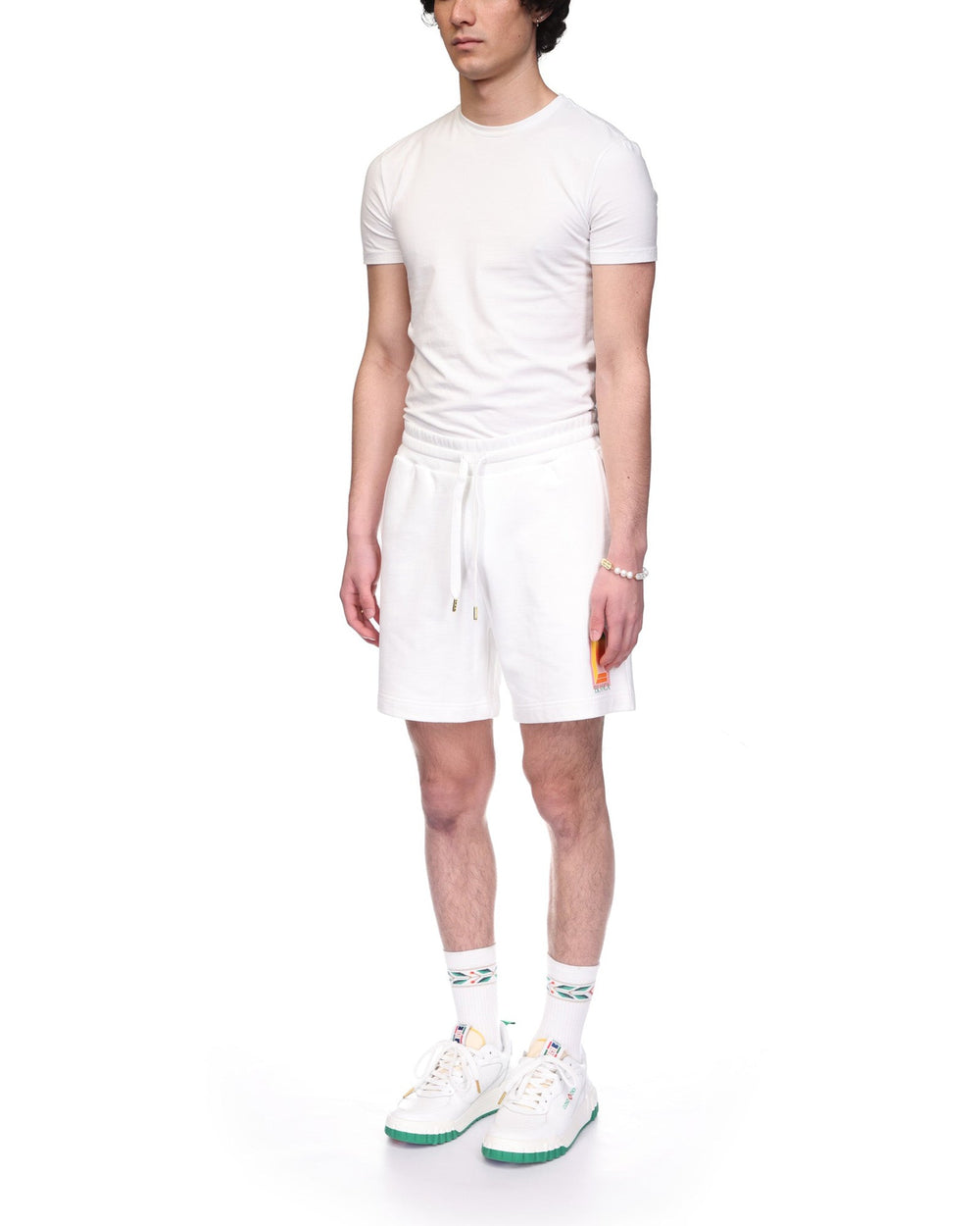 Gradient L Arche Sweatshorts Blanc - photo 3/6 - UrbanDrip