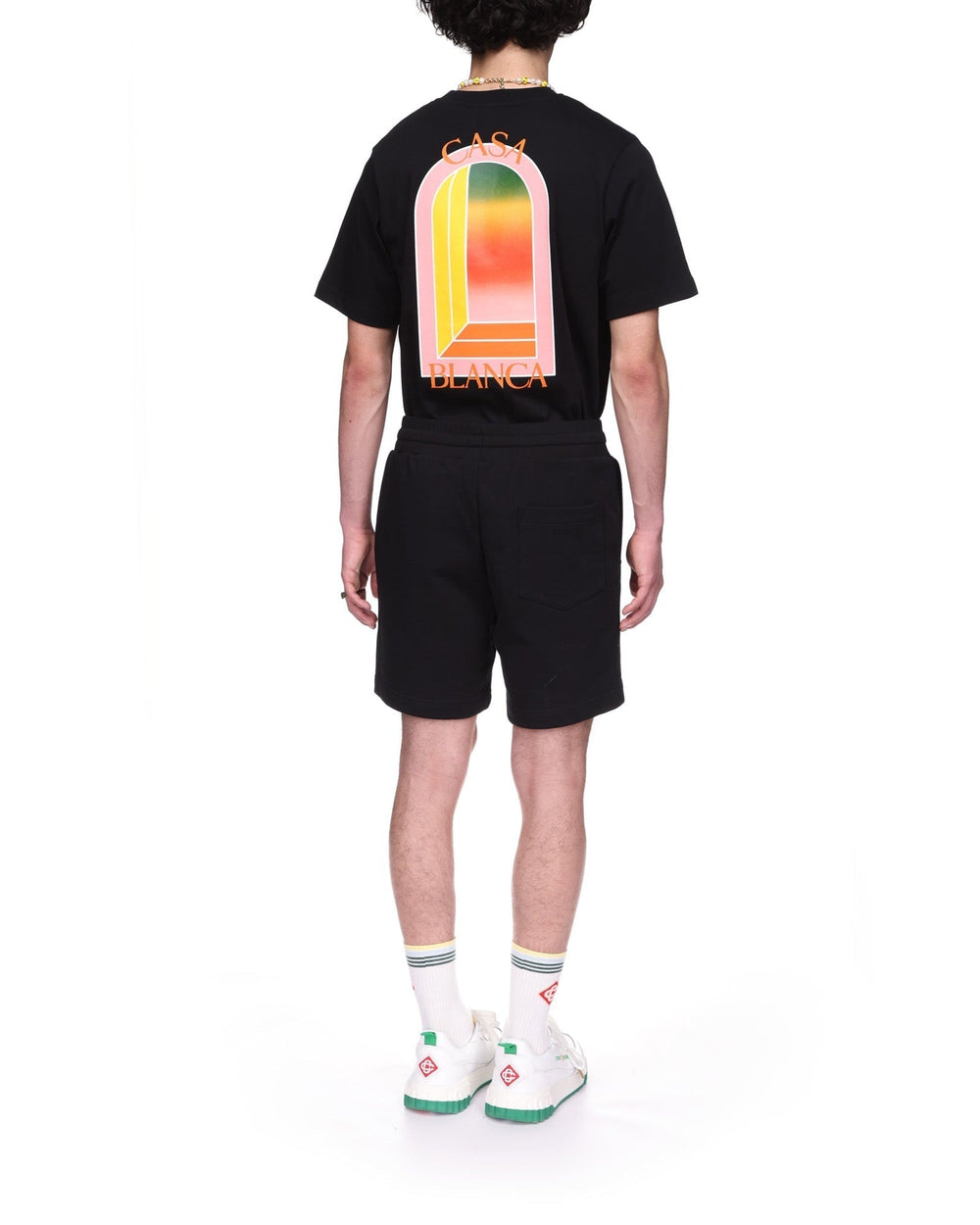Gradient L Arche Sweatshorts 2 Blanc - photo 5/6 - UrbanDrip