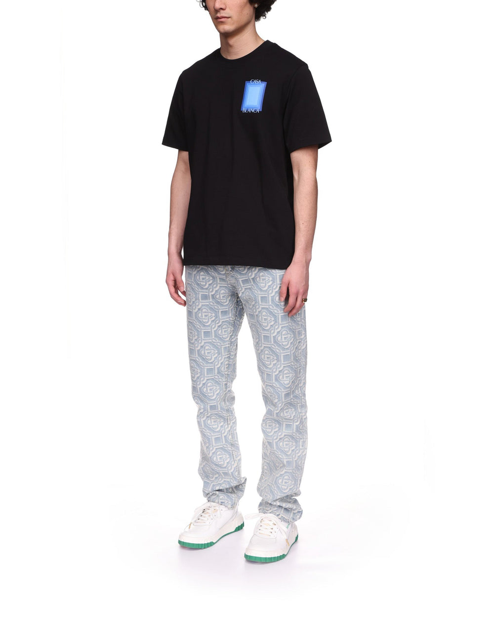 T-Shirt Gradient Casa Logo 5 Blanc - photo 5/6 - UrbanDrip