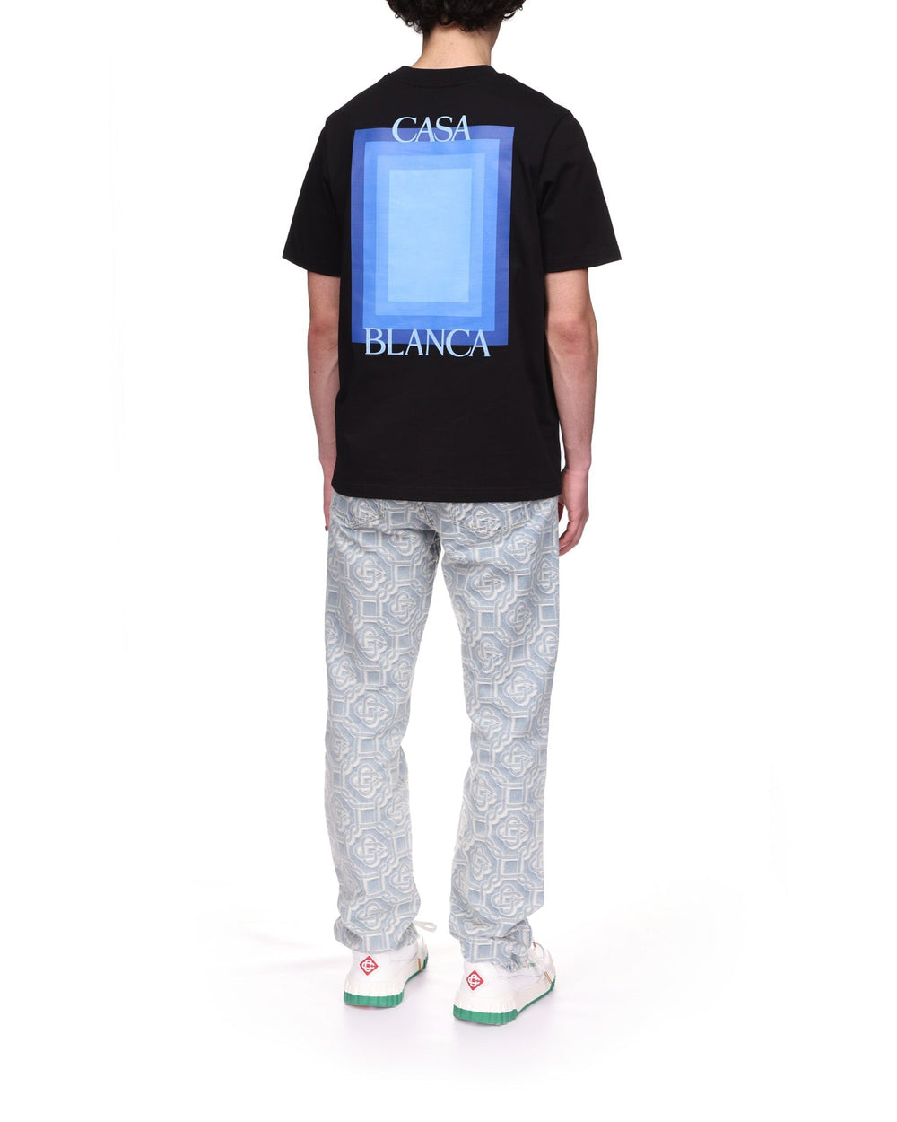 T-Shirt Gradient Casa Logo 5 Blanc - photo 3/6 - UrbanDrip