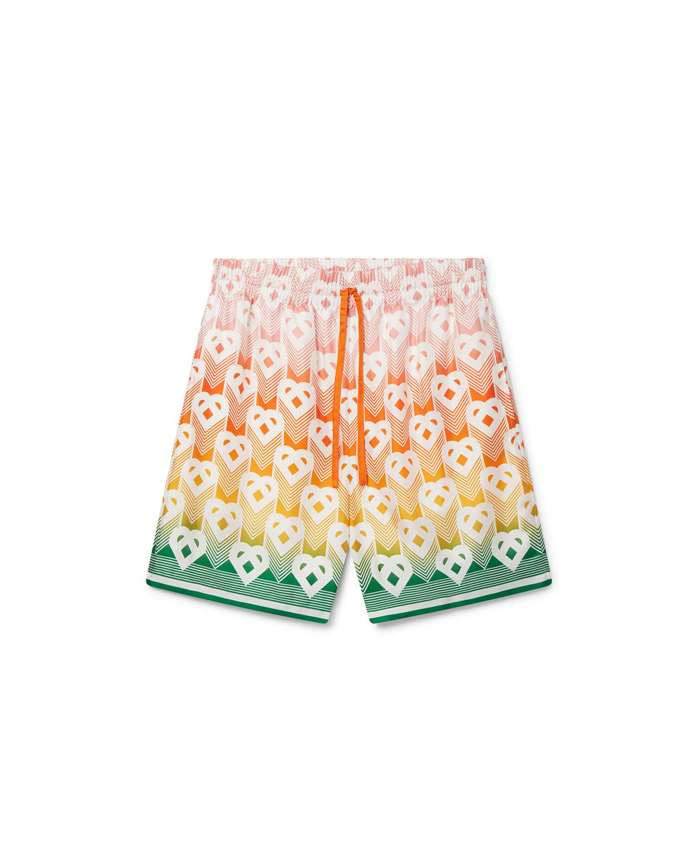 Short Gradient Heart Silk Shorts - photo 1/6 - UrbanDrip