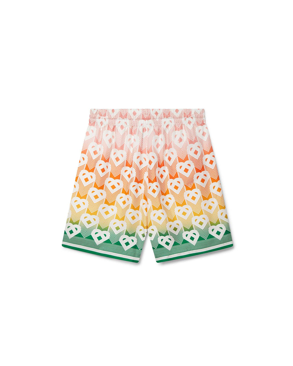 Short Gradient Heart Silk Shorts - photo 6/6 - UrbanDrip