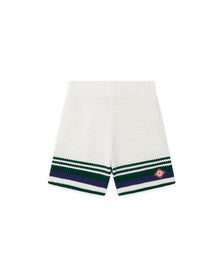 Short Crochet Tennis Shorts Blanc - photo 1/6 - UrbanDrip