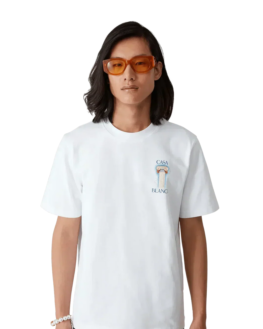 T-Shirt La Colonne Blanc - photo 2/4 - UrbanDrip
