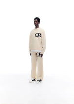 Sweat Pull CB Logo Knit Beige - photo 3/5 - UrbanDrip