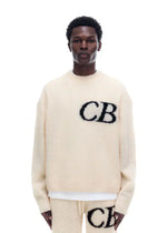 Sweat Pull CB Logo Knit Beige - photo 5/5 - UrbanDrip