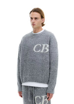 Sweat Pull CB Logo Knit Gris - photo 4/5 - UrbanDrip