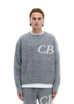 Sweat Pull CB Logo Knit Gris - photo 5/5 - UrbanDrip