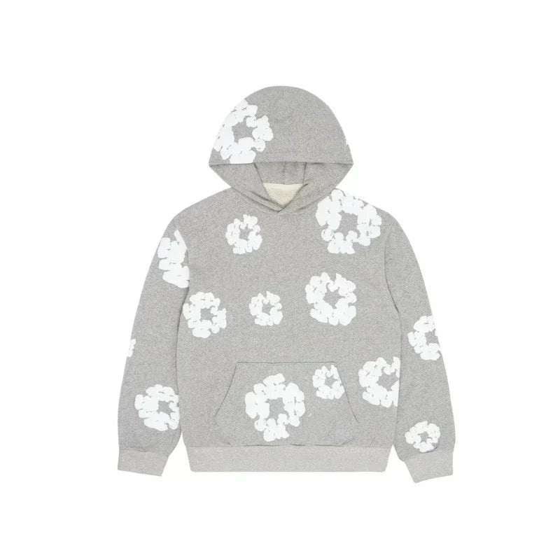 Sweat Pull Denim The Cotton Wreath Gris - photo 1/3 - UrbanDrip