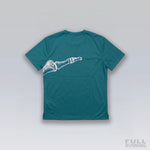 T-shirt de Running Division Squelette "MILER" Bleu