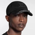 Cap Noire Broderie Argentée