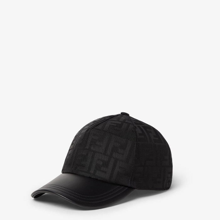 Casquette de baseball en nylon FF jacquard noir