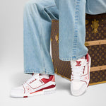 Sneakers Trainer Et Gris Rouge - photo 4/7 - UrbanDrip