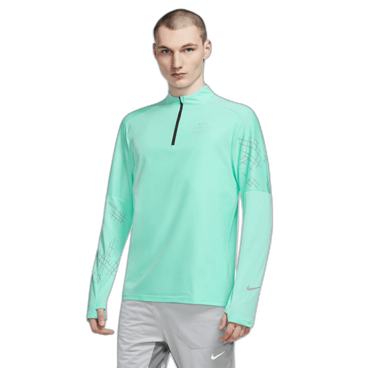 T-Shirt Maillot demi zip manches longues Dri Fit Run Division - UrbanDrip