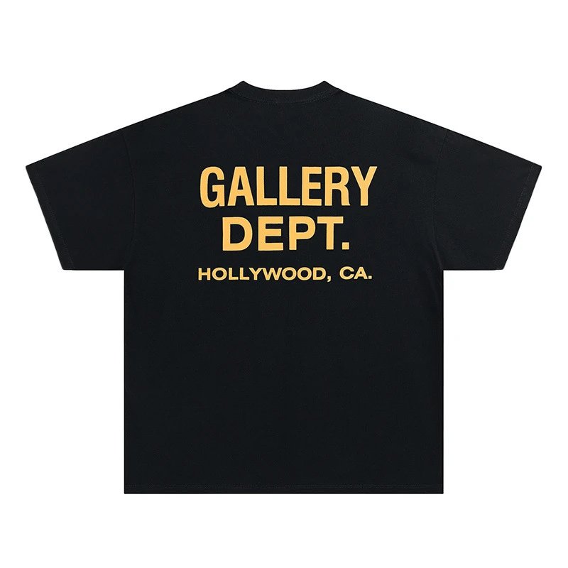 T-Shirt Et Noir Jaune - UrbanDrip