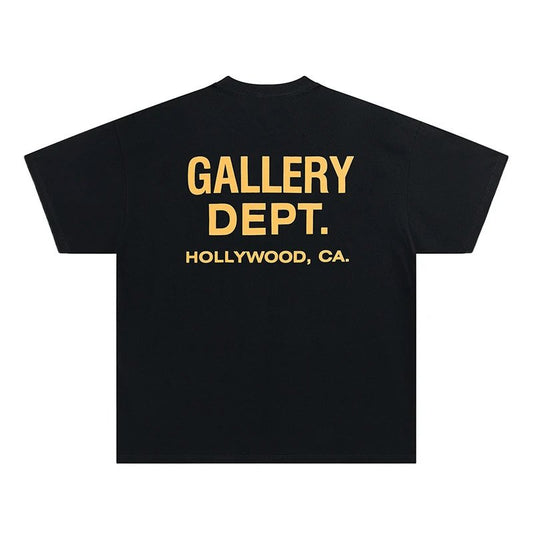 T-Shirt Et Noir Jaune - UrbanDrip