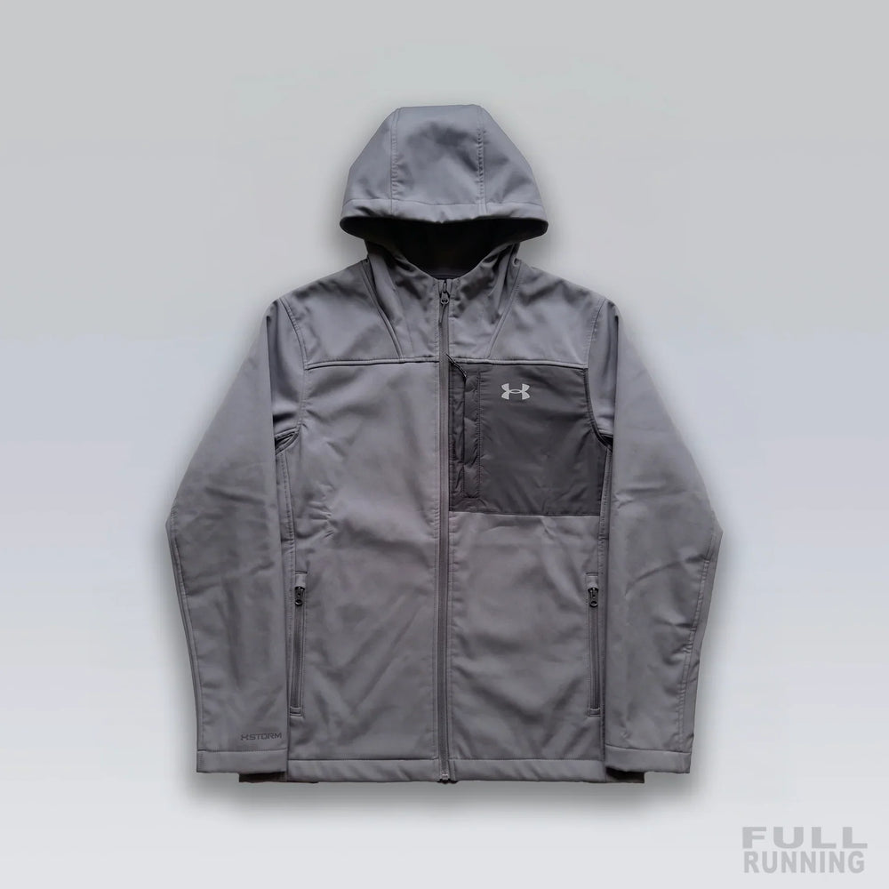 Veste Coldgear Gris avec Capuche