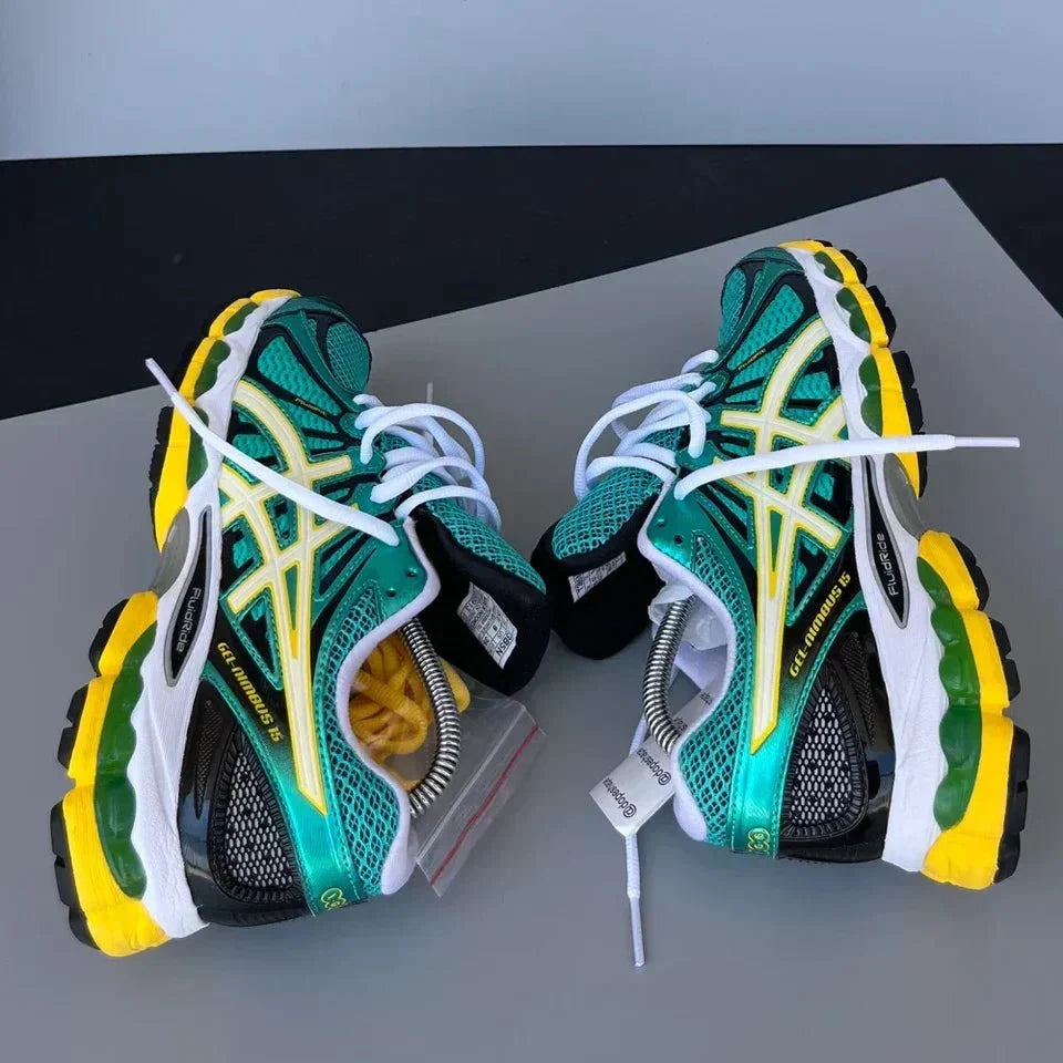 Asics Gel Nimbus Vert Et Jaune - UrbanDrip
