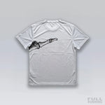 T-shirt de Running Division Squelette "MILER" Blanc