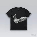 T-shirt de Running Division Squelette "MILER" Noir