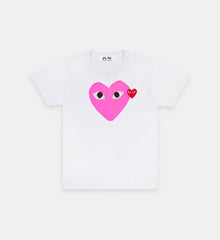 T-Shirt Et Blanc Rose - UrbanDrip
