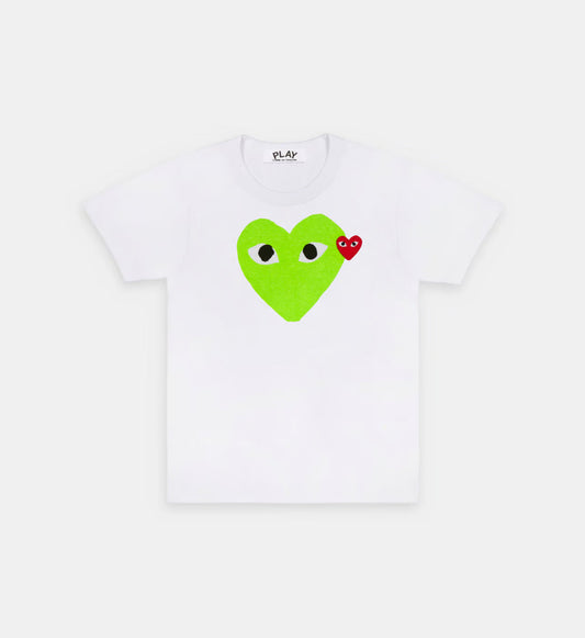 T-Shirt Et Fluo Blanc Vert - UrbanDrip